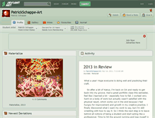 Tablet Screenshot of patrickschappe-art.deviantart.com