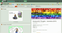 Desktop Screenshot of duckyworth.deviantart.com