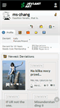 Mobile Screenshot of ms-zhang.deviantart.com