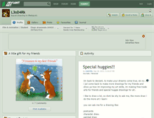 Tablet Screenshot of l3od4rk.deviantart.com