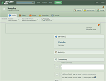 Tablet Screenshot of kwaske.deviantart.com