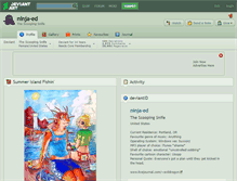 Tablet Screenshot of ninja-ed.deviantart.com