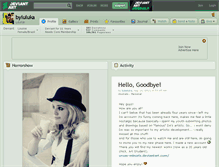 Tablet Screenshot of byluluka.deviantart.com