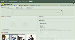 Desktop Screenshot of kitsunefox11.deviantart.com