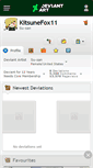 Mobile Screenshot of kitsunefox11.deviantart.com