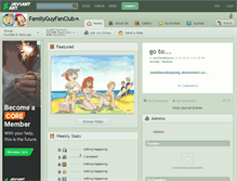 Tablet Screenshot of familyguyfanclub.deviantart.com