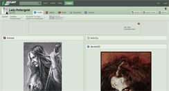 Desktop Screenshot of lady-poltergeist.deviantart.com