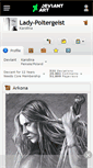Mobile Screenshot of lady-poltergeist.deviantart.com