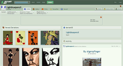 Desktop Screenshot of lightbluepencil.deviantart.com