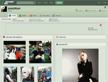 Tablet Screenshot of iamadrian.deviantart.com