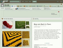 Tablet Screenshot of lia-jax.deviantart.com