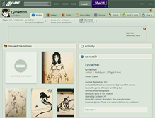 Tablet Screenshot of lyviathon.deviantart.com