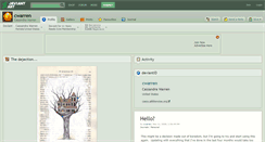 Desktop Screenshot of cwarren.deviantart.com
