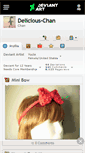 Mobile Screenshot of delicious-chan.deviantart.com