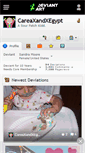 Mobile Screenshot of careaxandxegypt.deviantart.com