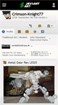 Mobile Screenshot of crimson-knight77.deviantart.com