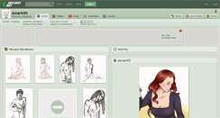 Desktop Screenshot of amarinth.deviantart.com