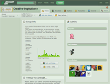 Tablet Screenshot of creative-inspiration.deviantart.com