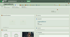 Desktop Screenshot of megamaddielover.deviantart.com