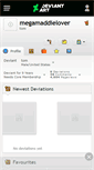 Mobile Screenshot of megamaddielover.deviantart.com