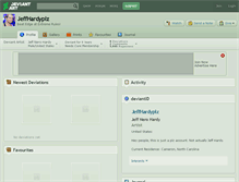 Tablet Screenshot of jeffhardyplz.deviantart.com