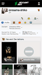 Mobile Screenshot of oresama-shiko.deviantart.com