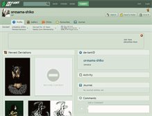 Tablet Screenshot of oresama-shiko.deviantart.com