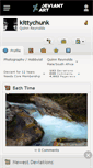 Mobile Screenshot of kittychunk.deviantart.com