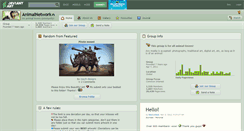 Desktop Screenshot of animalnetwork.deviantart.com