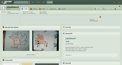 Desktop Screenshot of jollykitten43.deviantart.com