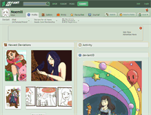 Tablet Screenshot of noemili.deviantart.com