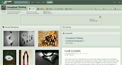 Desktop Screenshot of conceptual-thinking.deviantart.com