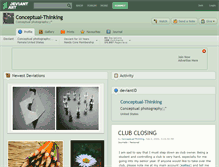 Tablet Screenshot of conceptual-thinking.deviantart.com