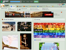Tablet Screenshot of kupat.deviantart.com