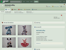 Tablet Screenshot of michellecoffey.deviantart.com