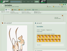 Tablet Screenshot of burmalloo.deviantart.com
