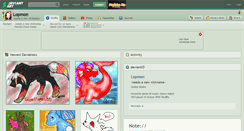 Desktop Screenshot of lopmon.deviantart.com