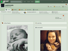Tablet Screenshot of ladyschultz.deviantart.com