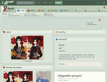 Tablet Screenshot of fururi.deviantart.com