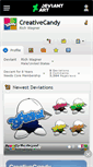 Mobile Screenshot of creativecandy.deviantart.com