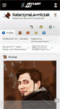 Mobile Screenshot of katarzynalawniczak.deviantart.com