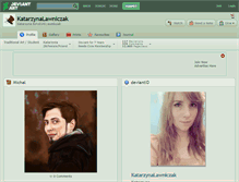 Tablet Screenshot of katarzynalawniczak.deviantart.com