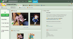 Desktop Screenshot of amigurumiclub.deviantart.com