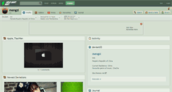 Desktop Screenshot of mengzi.deviantart.com