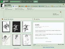 Tablet Screenshot of gsx1300r.deviantart.com