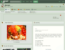 Tablet Screenshot of darcyan.deviantart.com