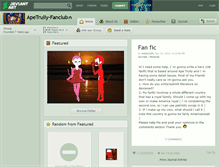 Tablet Screenshot of apetrully-fanclub.deviantart.com