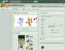 Tablet Screenshot of pony-adoption-center.deviantart.com