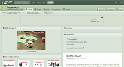 Desktop Screenshot of frozensocks.deviantart.com