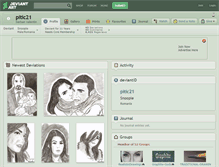 Tablet Screenshot of pitic21.deviantart.com